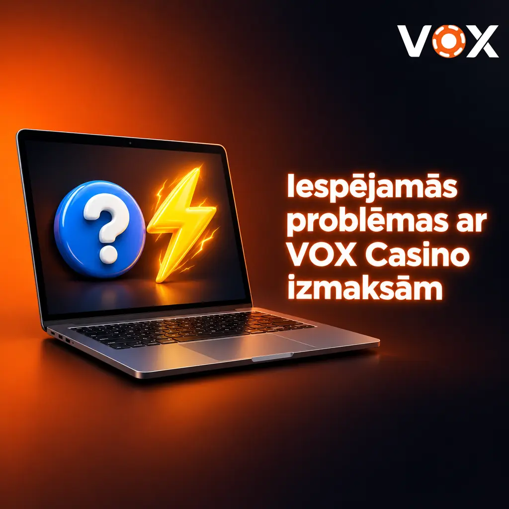 VOX Casino izmaksu problēmas: neapstiprināts konts, nepabeigts apgrozījums, pārsniegts limits un pending statuss.