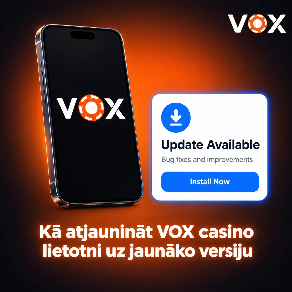VOX casino lietotnes atjaunināšana uz jaunāko versiju - progresīva tīmekļa lietotne bez manuālas instalēšanas