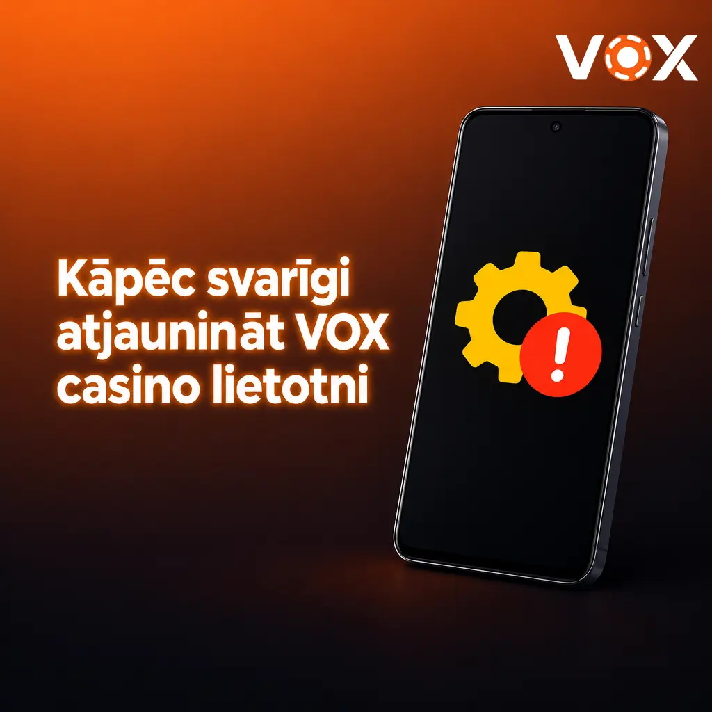 VOX casino lietotnes atjaunināšana nodrošina drošību, saderību un piekļuvi jaunākajiem bonusiem un spēlēm