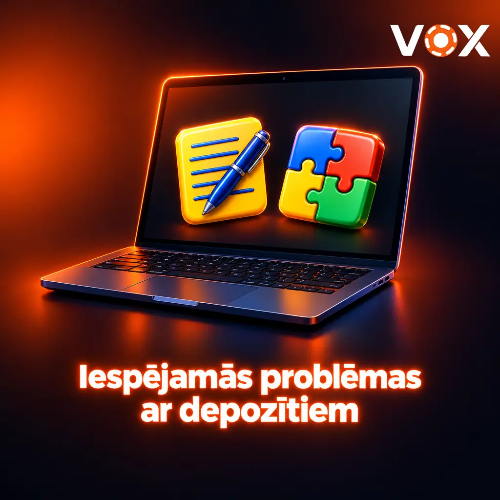 Biežākās VOX casino depozītu problēmas: noraidīti maksājumi, kavējumi, verifikācija, limiti un valūtas neatbilstība.