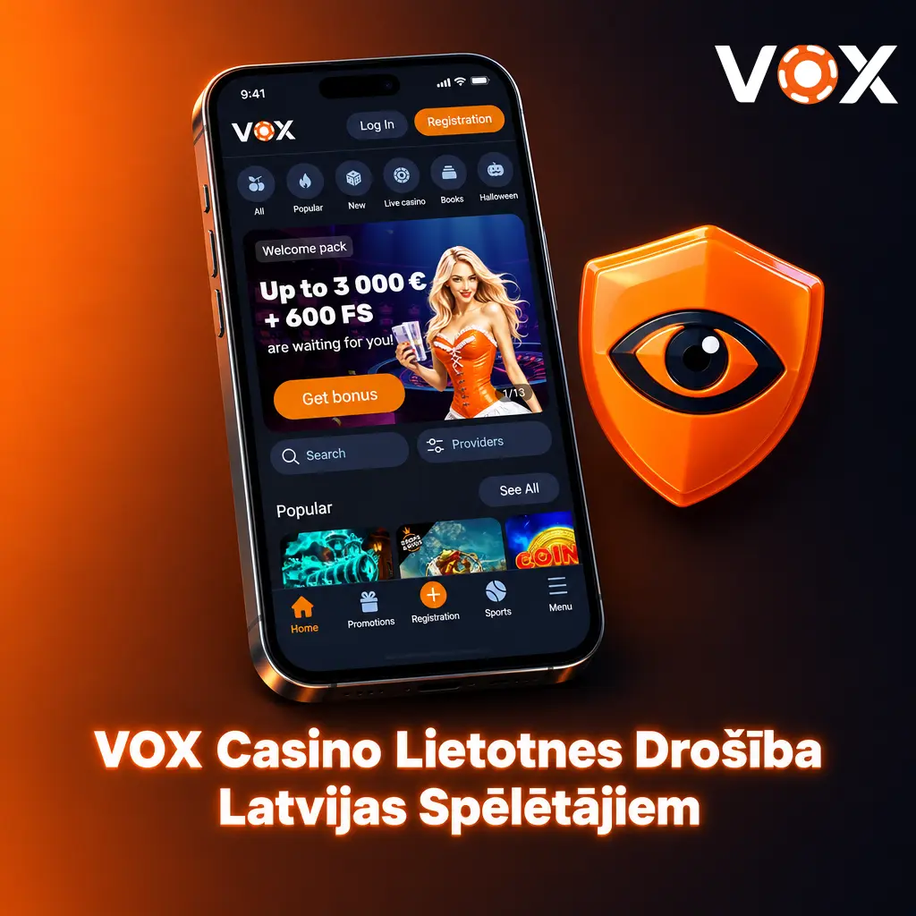 VOX Casino lietotnes drošība Latvijas spēlētājiem: SSL šifrēšana personīgo un finanšu datu aizsardzībai