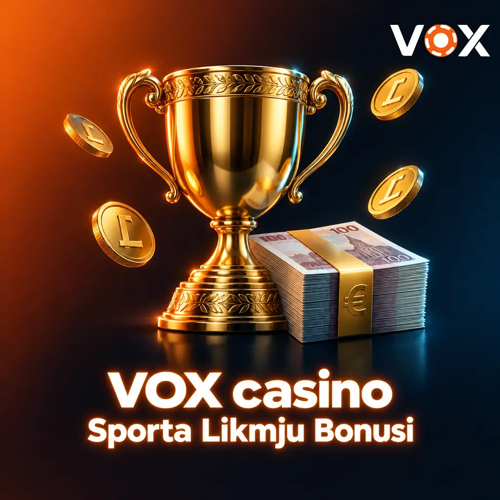 VOX casino sporta likmju bonusi: express bonuss, palielināti koeficienti un bezriska derība jauniem spēlētājiem