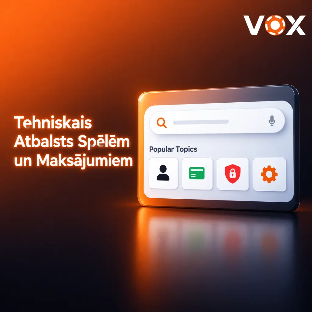 VOX casino tehniskais atbalsts palīdz risināt pieteikšanās, spēļu un maksājumu kļūdas, kā arī lietotnes darbības problēmas.
